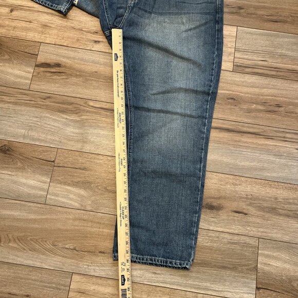 Men's NWT Ariat M2 Relaxed Boot Cut Denim Jeans SZ 44x30 Blue Cotton Western - Picture 5 of 13